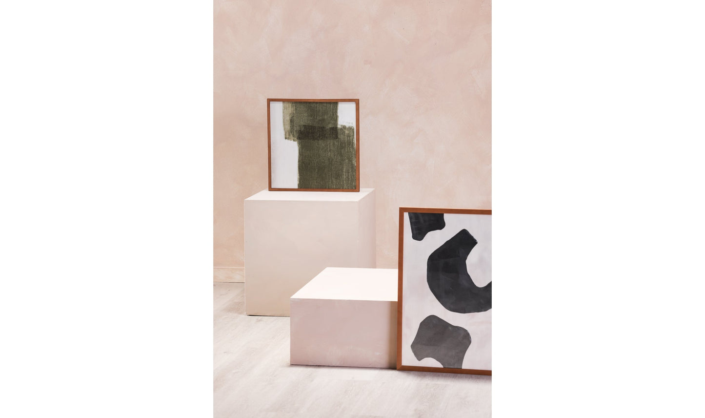 Dipinto con cornice a pennello