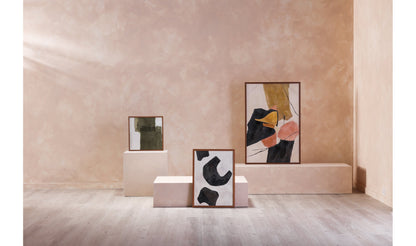 Dipinto con cornice a pennello