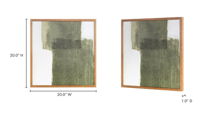 Dipinto con cornice a pennello