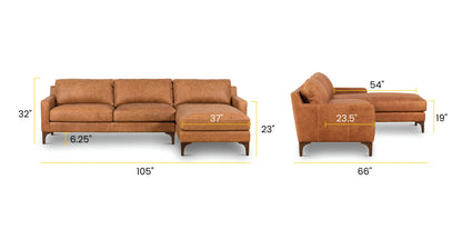 Divano componibile Sorrento con vista a destra