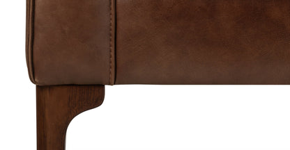 Poltrona in pelle Mateo