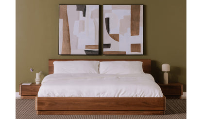 Comodino piccolo arrotondato