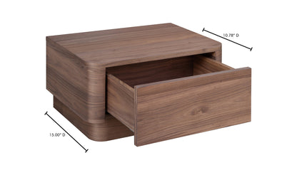 Comodino piccolo arrotondato