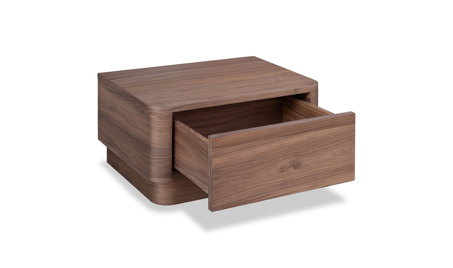 Comodino piccolo arrotondato