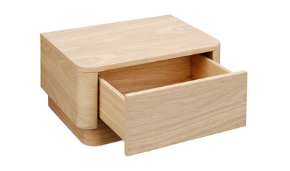 Comodino piccolo arrotondato