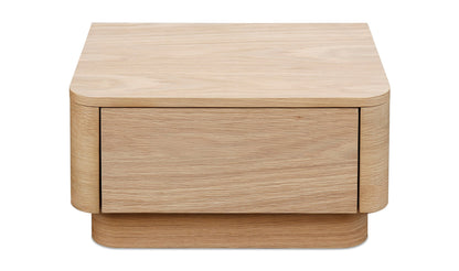 Comodino piccolo arrotondato