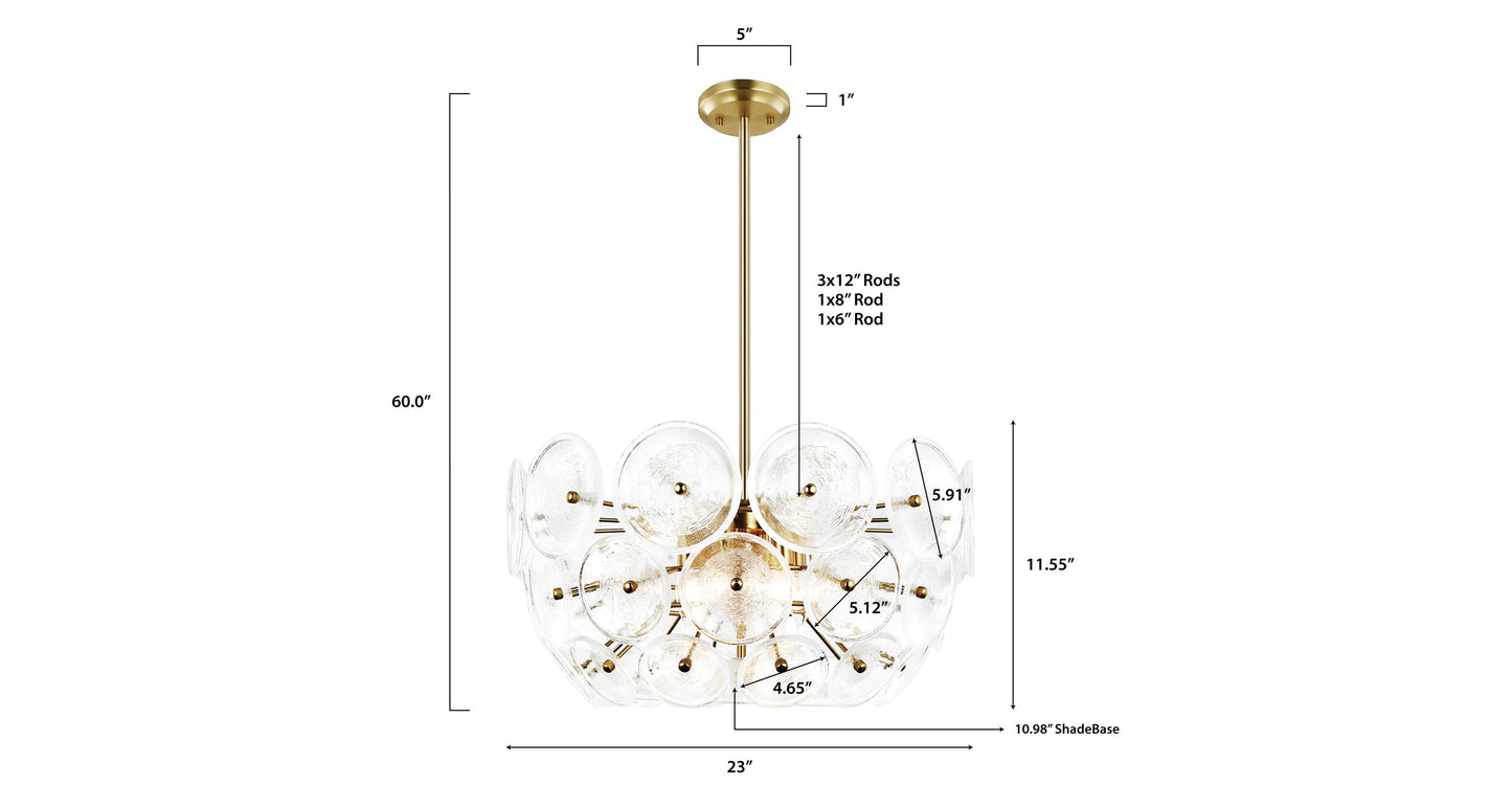 Lampadario Chambery a 6 luci