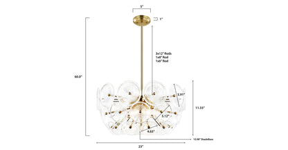 Lampadario Chambery a 6 luci