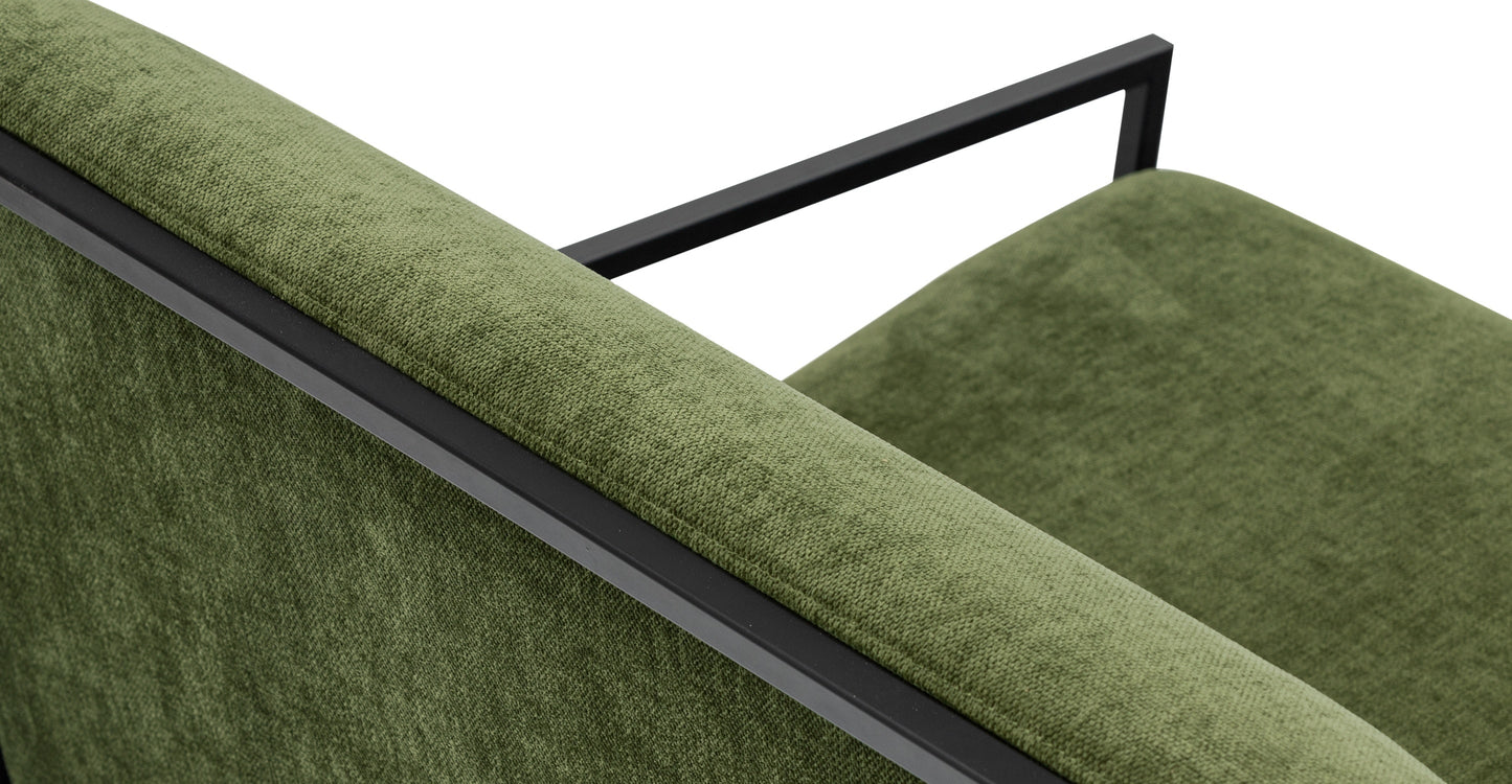 Poltrona in tessuto Bo