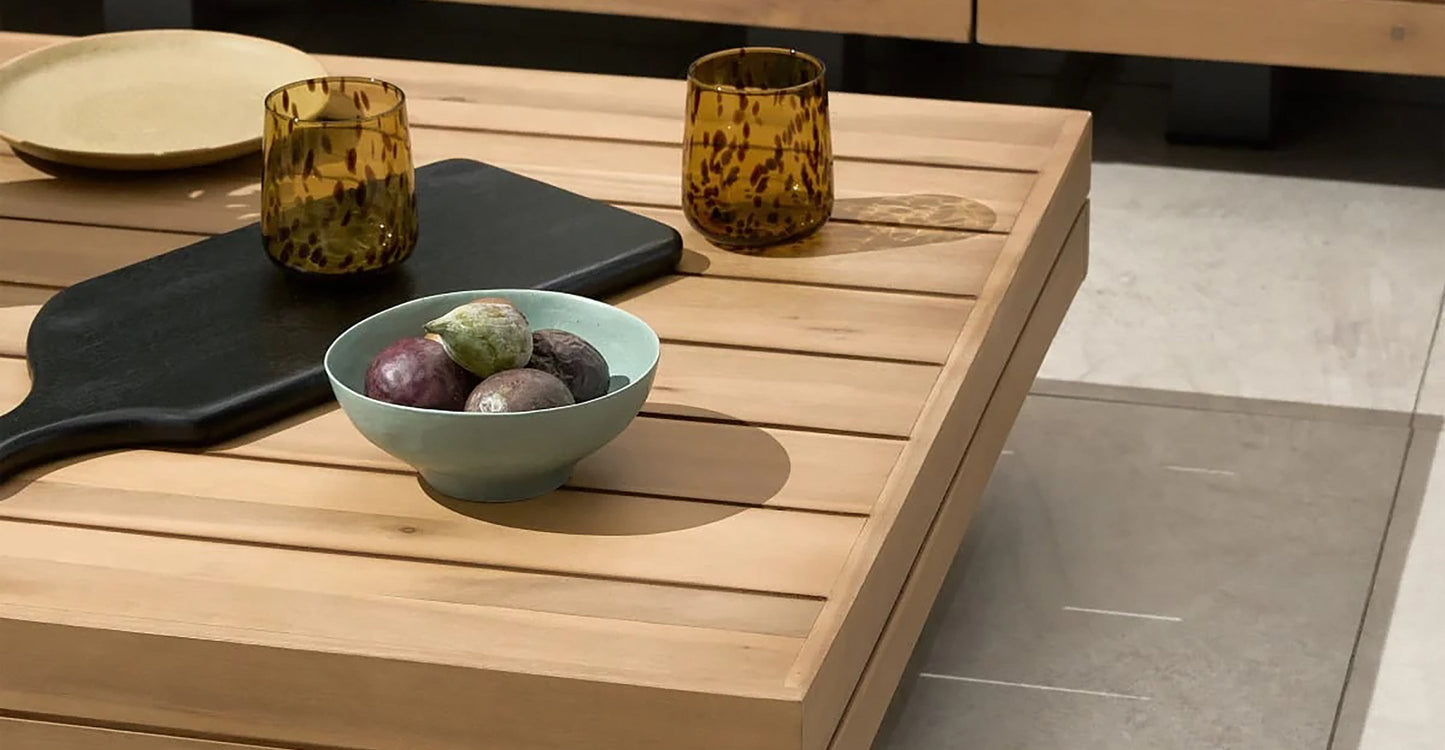 Set angolare componibile Celenza con tavolino da caffè