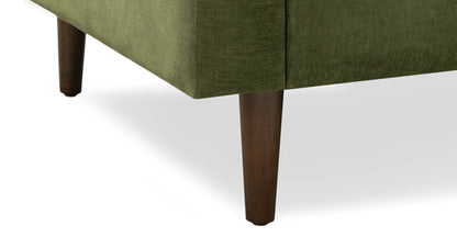 Divano da appartamento in velluto Napa 72