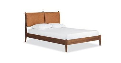 Letto Truro con cuscini in pelle