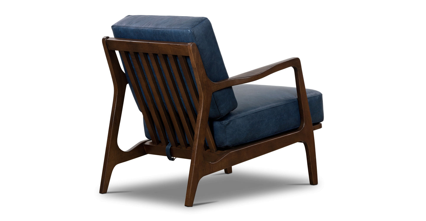 Poltrona in pelle Verity