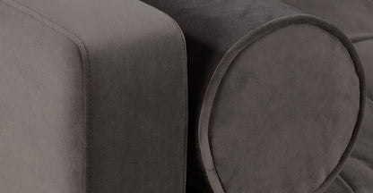 Divano da appartamento in velluto Napa 72