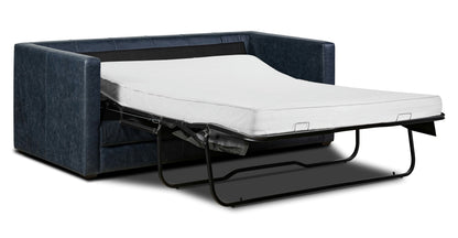 Divano letto trasformabile estraibile in pelle Napa 82