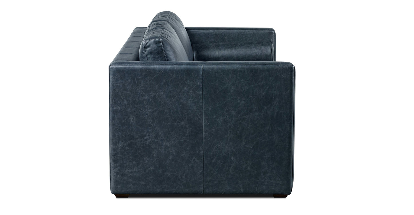 Divano letto trasformabile estraibile in pelle Napa 82