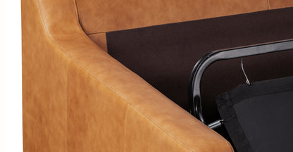 Divano letto trasformabile in pelle Sorrento