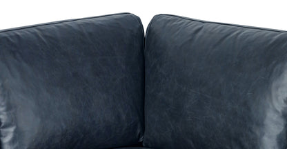 Divano angolare in pelle Napa