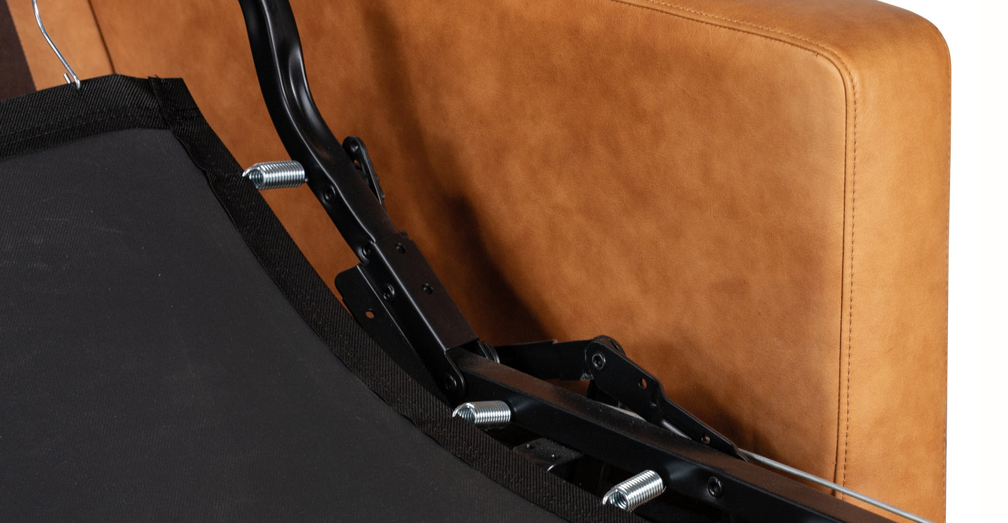 Divano letto trasformabile in pelle Sorrento