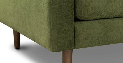 Divano componibile in velluto Napa rivolto a destra