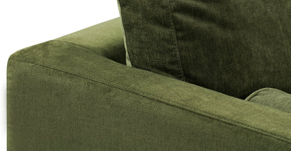 Divano da appartamento in velluto Napa 72