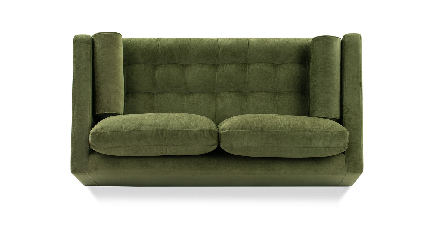 Divano da appartamento in velluto Napa 72