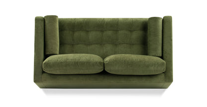 Divano da appartamento in velluto Napa 72