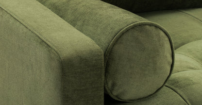 Divano da appartamento in velluto Napa 72