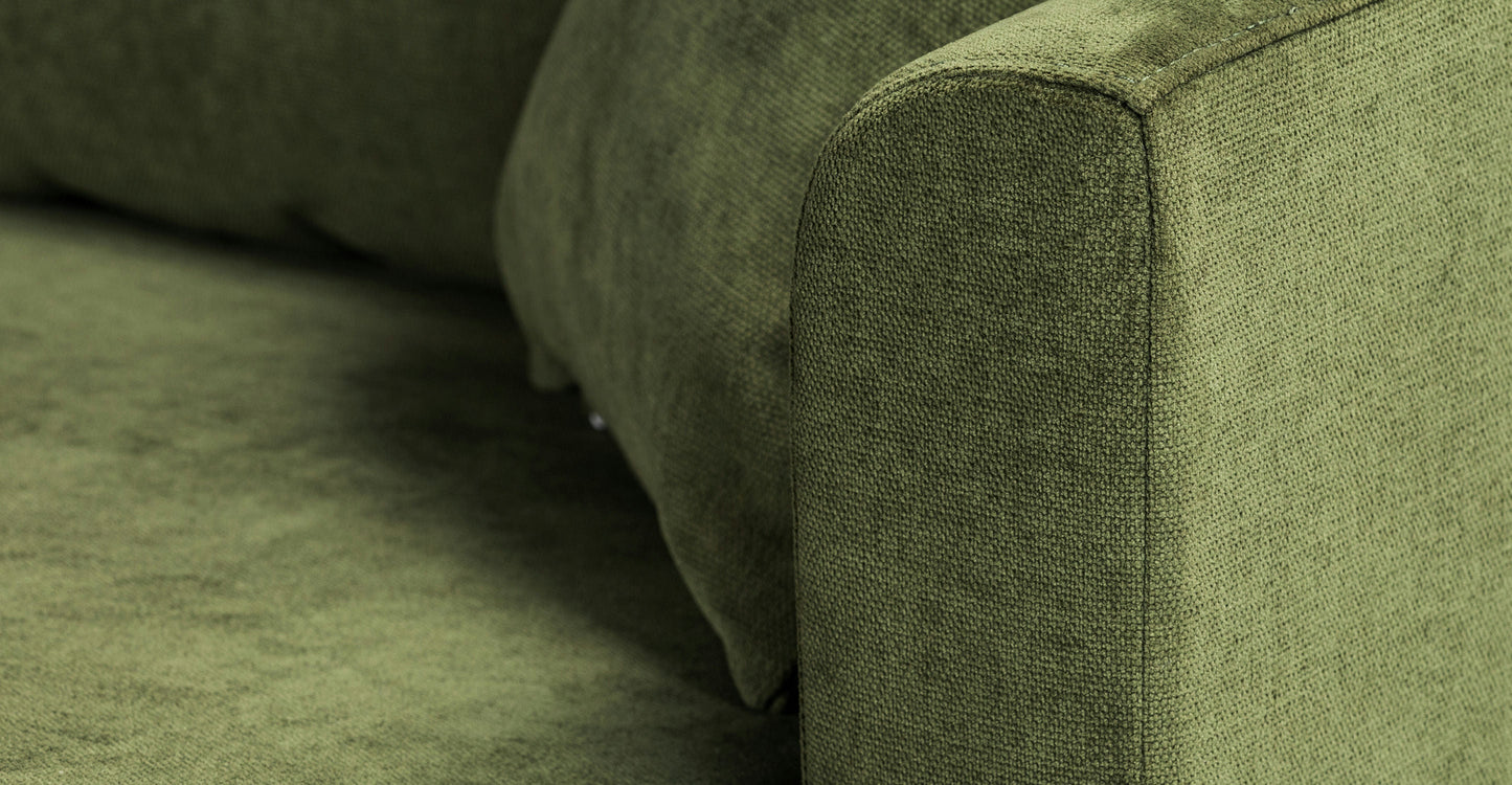 Divano componibile Lucerne con chaise longue extra-large rivolto a destra