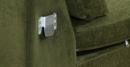 Divano componibile in velluto Napa rivolto a sinistra